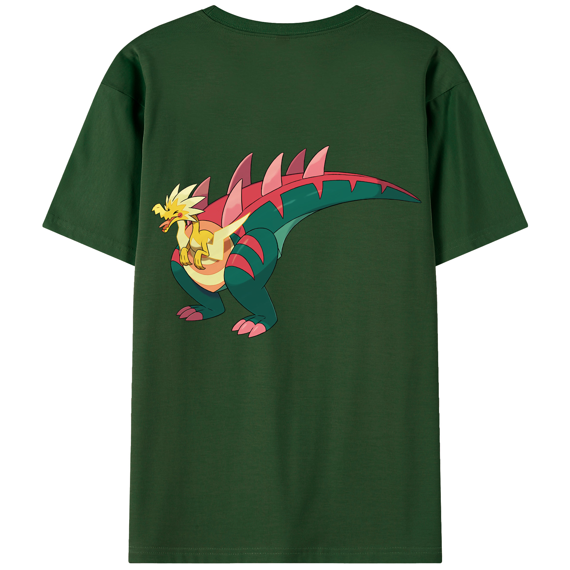 （画像用） ポケットモンスター Pokémon 綿100％半袖Tシャツ（背面プリント）